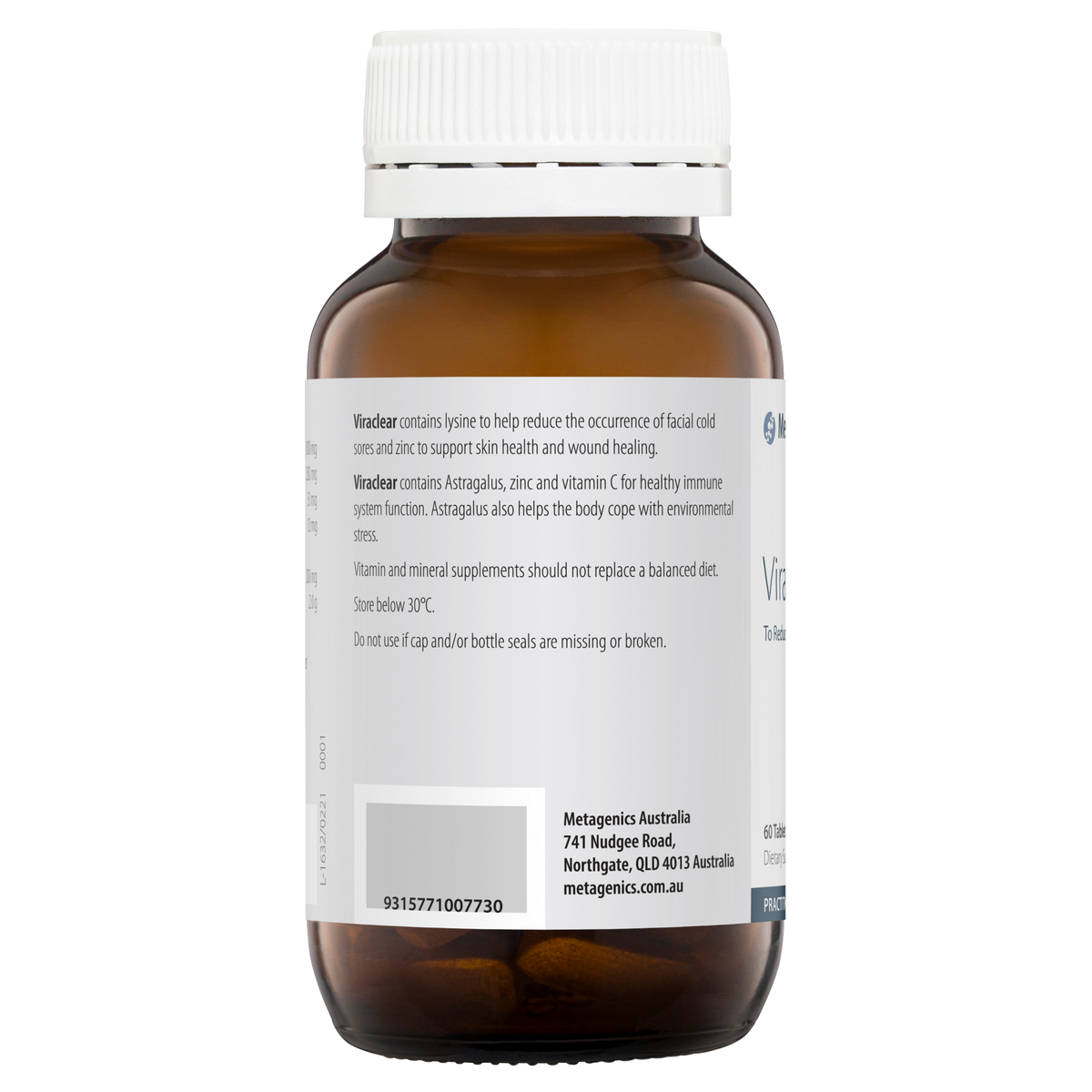 Metagenics Viraclear 60 Tablets - Botanica Medicines