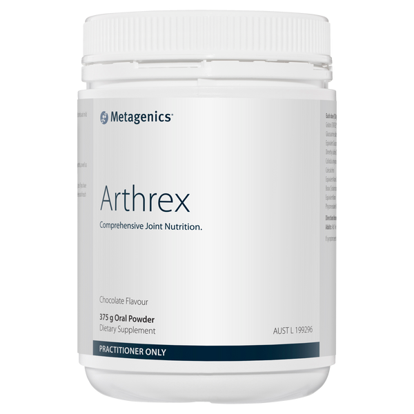 Metagenics Arthrex Oral Powder Chocolate Flavour 375 g - Botanica Medicines