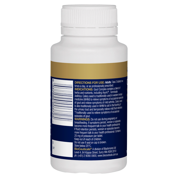 BioCeuticals Gout Complex 90 Tablets - Botanica Medicines